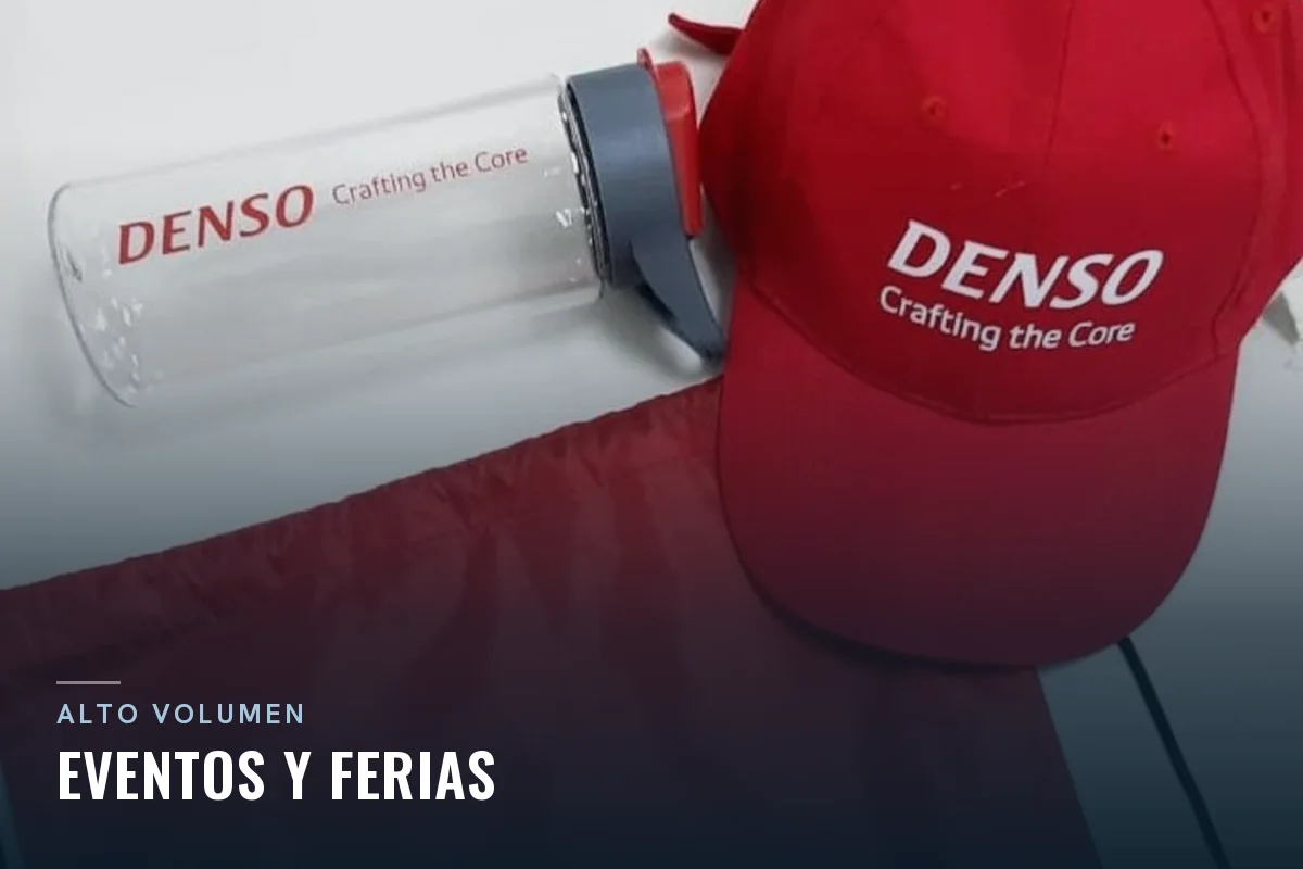 Merchandising corporativo entregado a un cliente de Faro