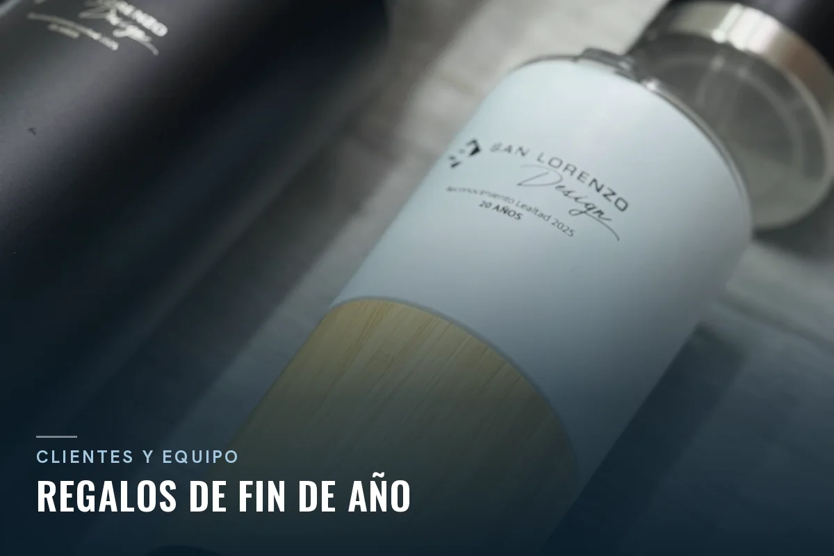 Merchandising corporativo entregado a un cliente de Faro